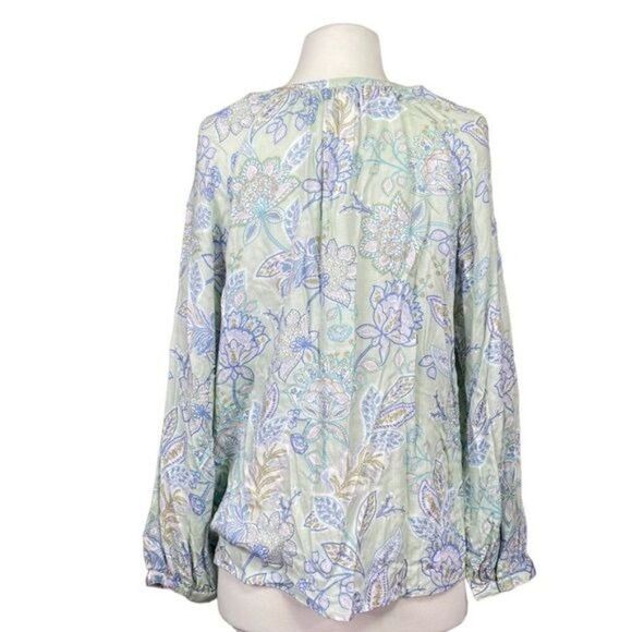 Lucky Brand Long Sleeve Blouse Size Medium - Picture 3 of 5